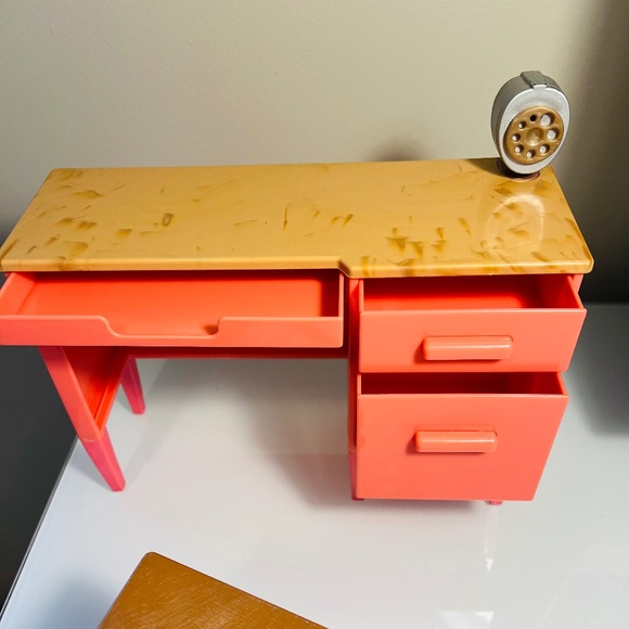 Our Generation by Battat Teacher's Desk pink, Swivel Chair and Pencil Sharper - Picture 3 of 5